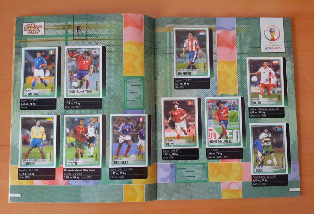Caderneta Road to Mundial 2002 panini como Nova COMPLETA
