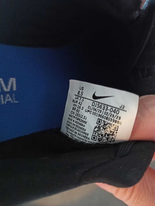 Buty halówki Nike zoom vapor 15 academy ic rozmiar 42, założone 2 razy