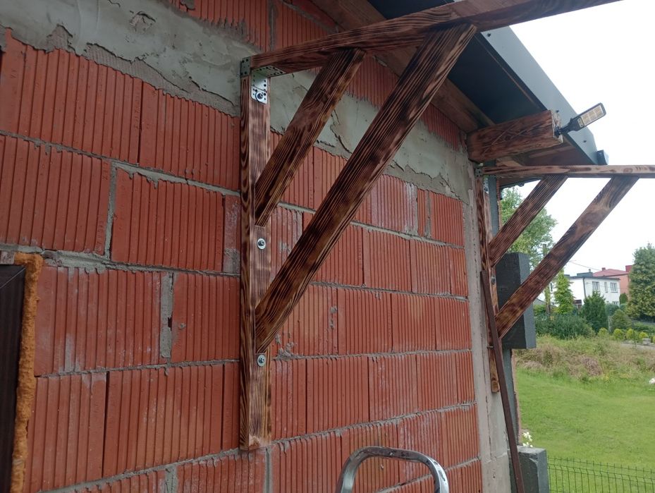 Stelaż zadaszenia daszku okien drzwi