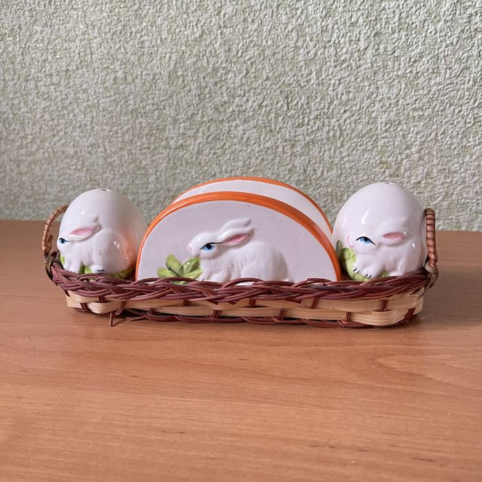 Набір для спецій, салфетниця кераміка солянка