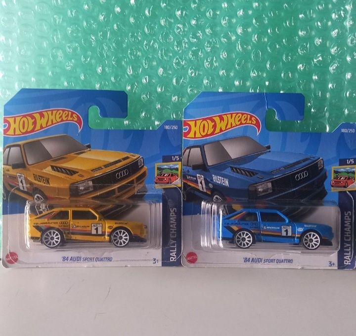 2 hot wheels 84 audi sport quattro
