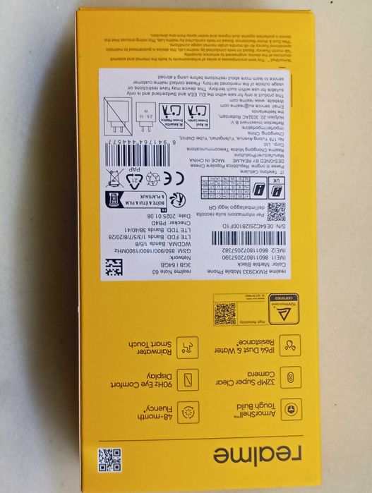 Smartfon REALME Note 60 3 GB /64GB Black marble