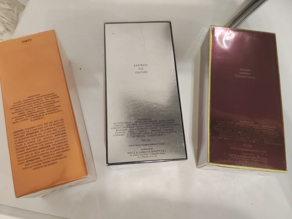 Richard Dirty Mango,   Dolce & Gabbana Q,   Dolce & Gabbana K Eau de Parfum Intense