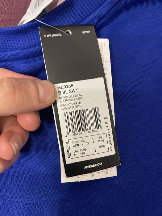 Кофта Adidas синя оригінал
