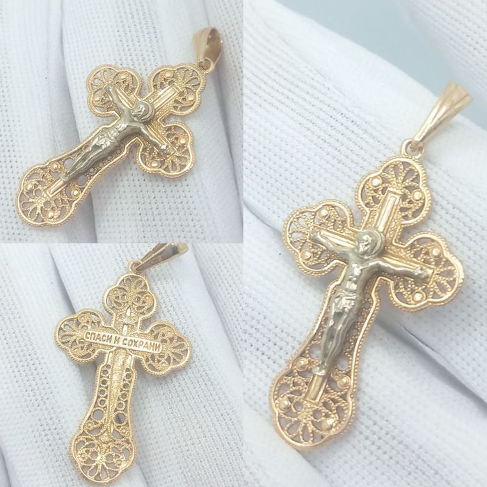 Золотой крестик 585, 2,57г