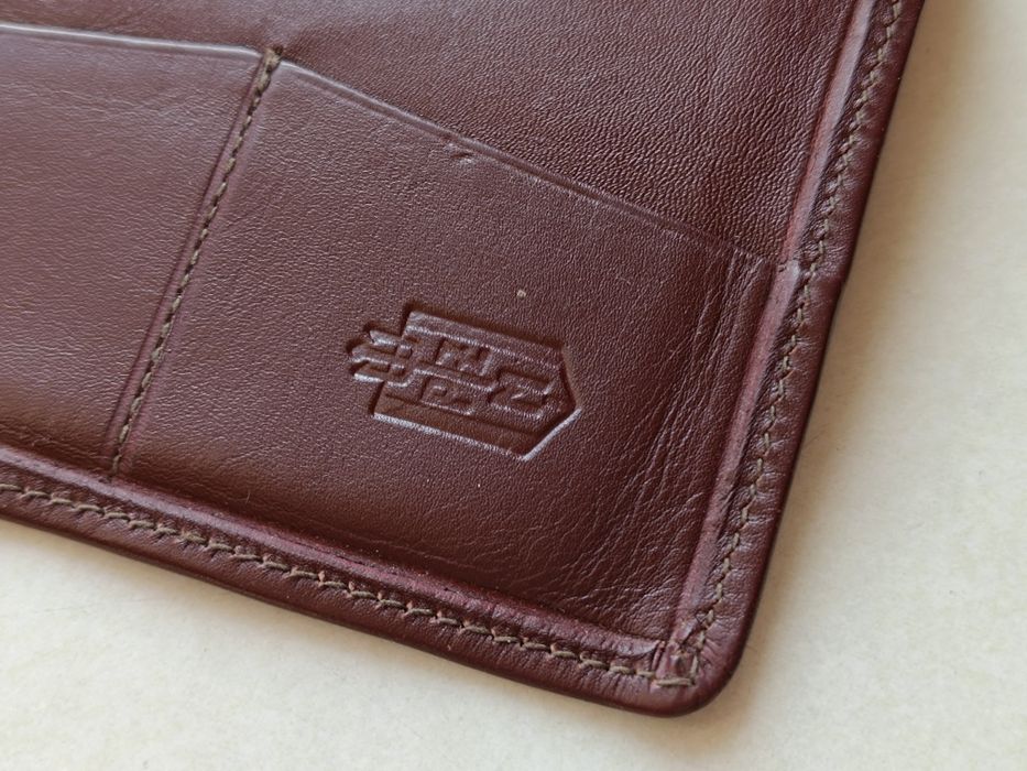 portfel męski skórzany z logo PŻM Polska Żegluga Morska