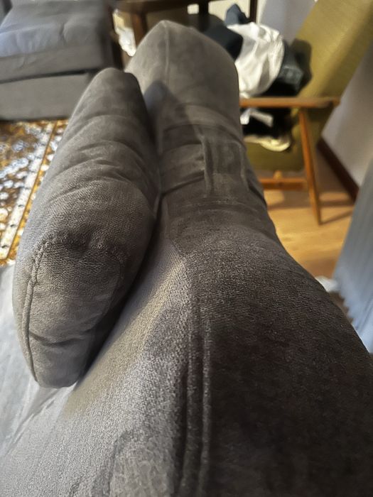 Szezlong Mark jak Nowy plamoodporna tkanina