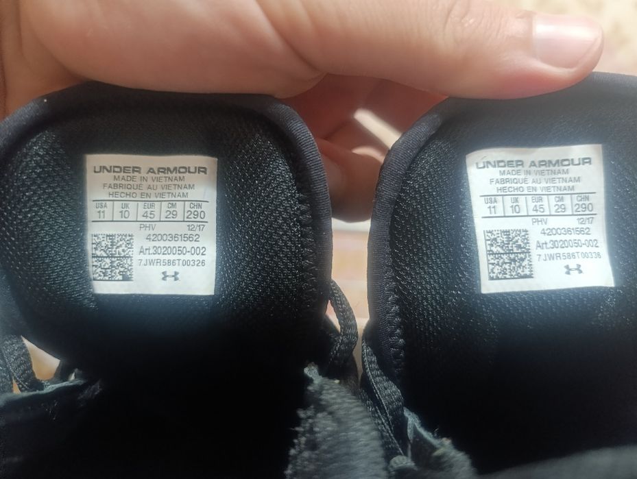 Кроссовки Under Armour 45 размер
