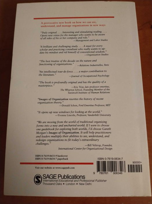 Livro Gareth Morgan - Images of Organization