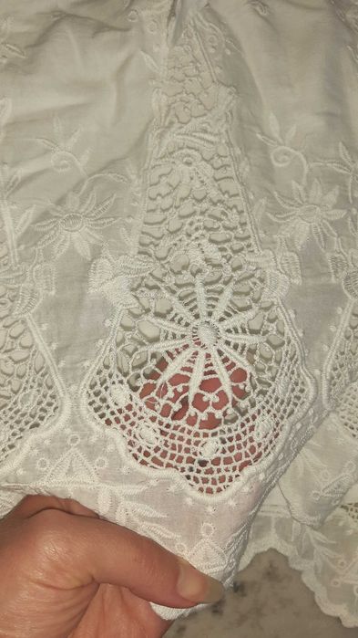 Spodenki haft białe Italy