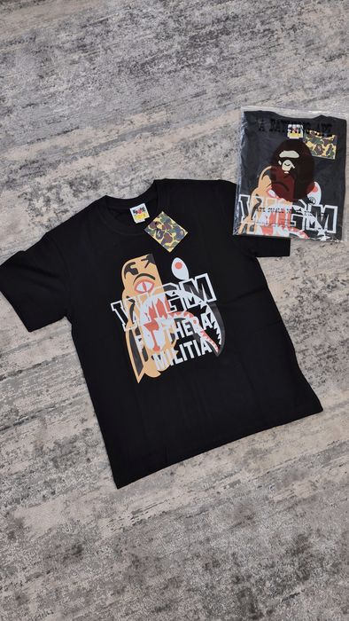 Футболка Bape Tiger | Футболка Бейп тайгер | Тишка бейп панда panda tiger  | A BATHING APE T-Shirt  BAPE тишка бейп в черном цвете