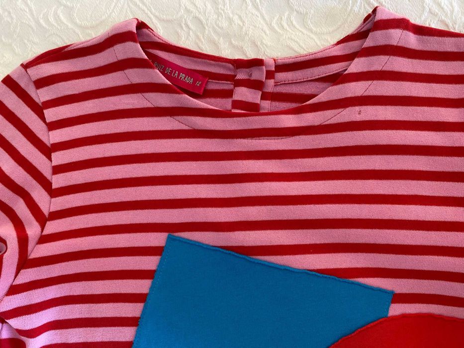 Vestido Agatha Ruiz de la Prada, tamanho 12 anos.