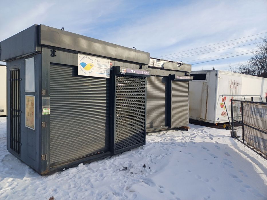 Kontener Domek socyjalny biuro stróżówka z transportem