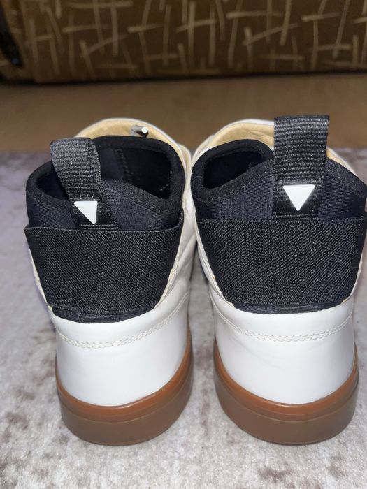 Puma хайтопи білі лаковані з gum sole, розмір 41