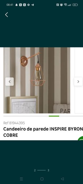 Candeeiros de parede