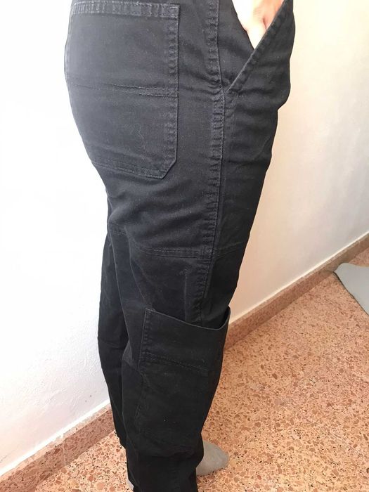 Calças cargo pretas