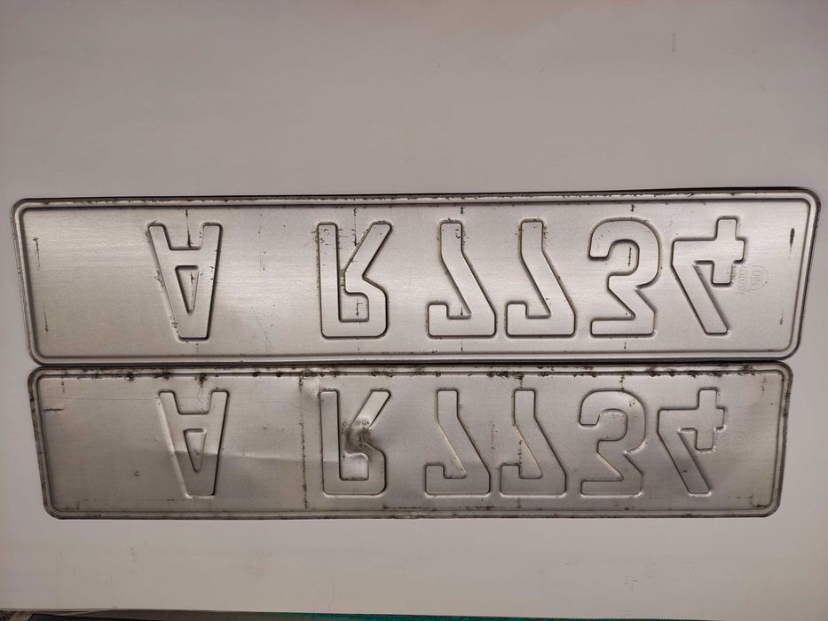 Tablica rejestracyjna Niemcy 2 sztuki A-R7734