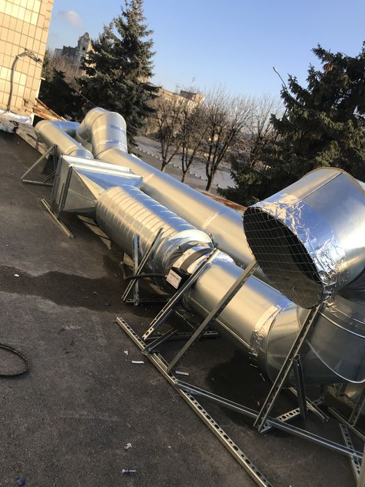 Вентиляция, монтаж вентиляции. Жестяные изделия. Воздуховоды. Дымоходы