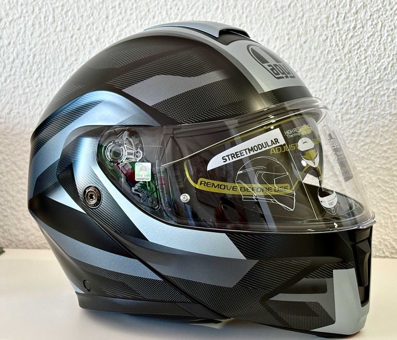 Capacete modular NOVO AGV Streetmodular (30% DESCONTO) Tam M-L-XL