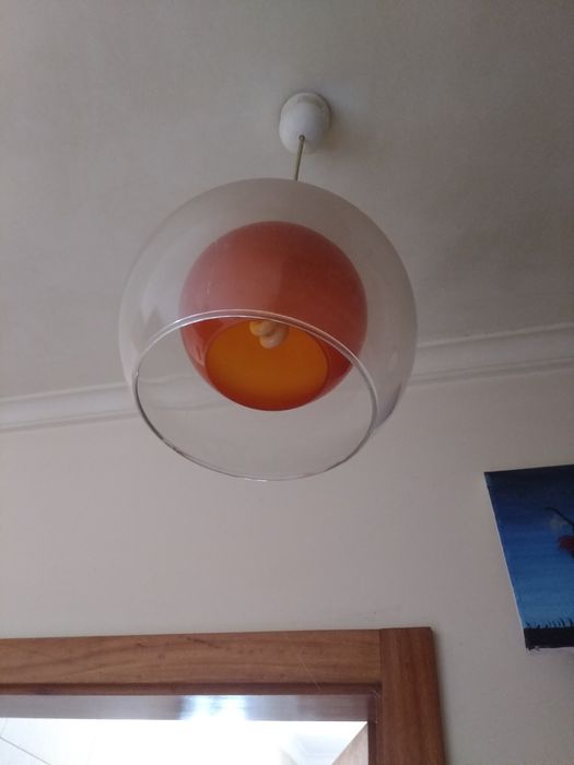 Candeeiro com vidro duplo