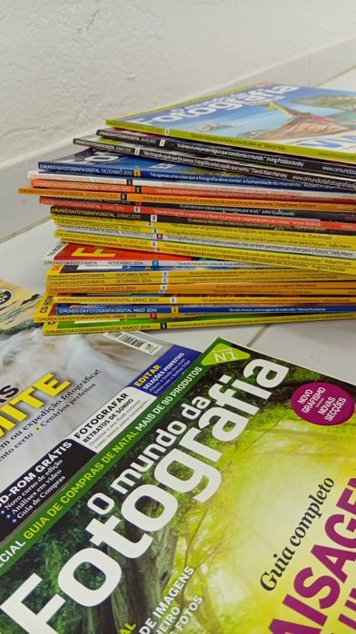 35 revistas de fotografia + 35 cds