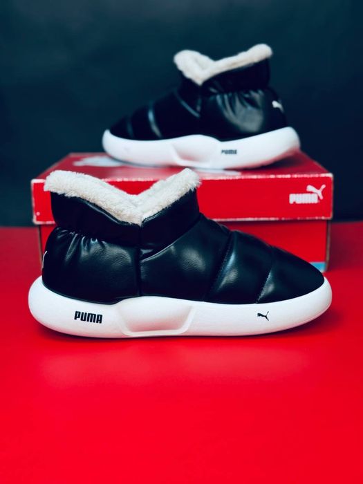 Размер 41 последняя пара! кожаные дутики Puma не промот сноубутсы Пума