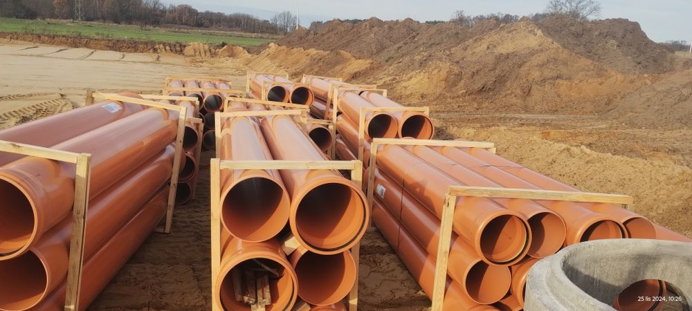 Sieci i przyłącza wod-kan | Woda, kanalizacja | Roboty ziemne