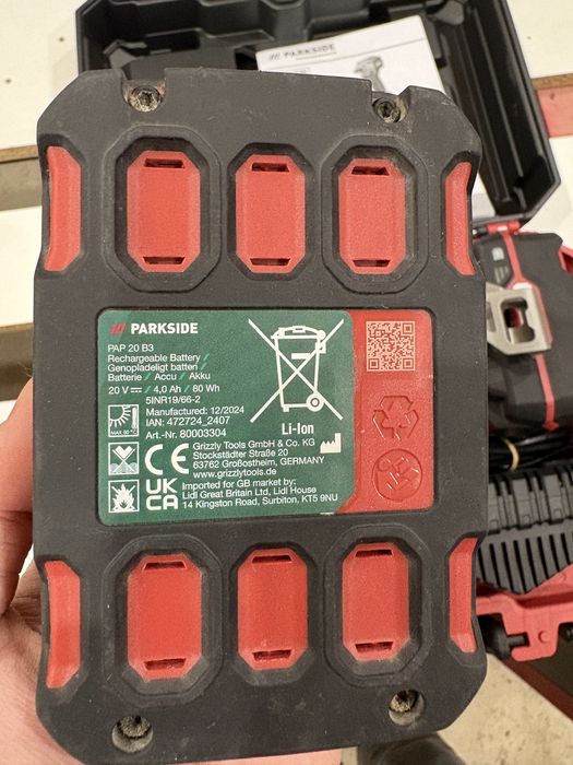 Мощный ударный шуруповерт импакт из ГЕРМАНИИ Parkside PDSSAP 20-Li D3