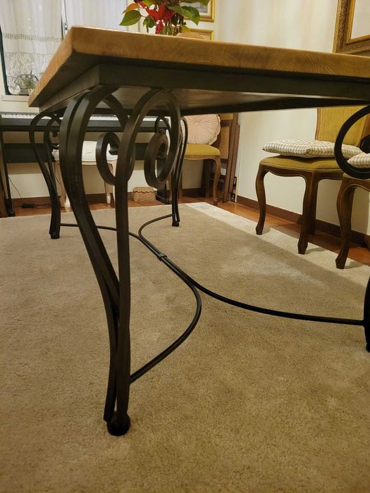 Mesa rústica em pinho 170x90