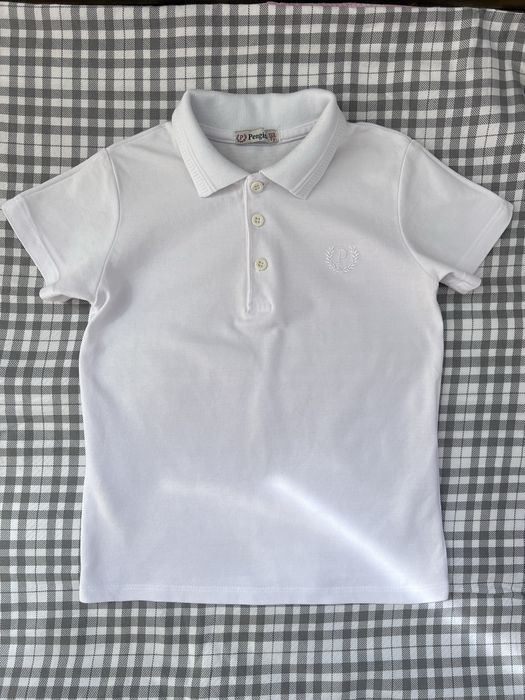 Футболка поло біла