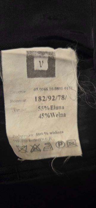Garnitur męski rozm. M