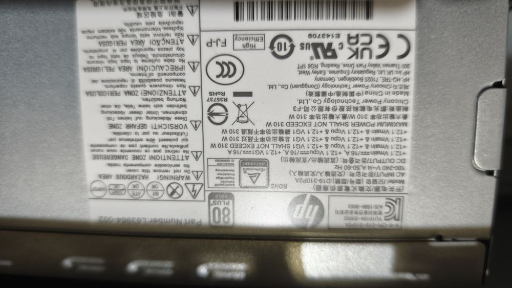 Torre HP ryzen 5 GTX