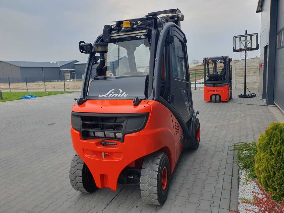 Wózek widłowy Linde H25T 4000h Triplex 5.95m 4 sekcje Kabina H20 H30