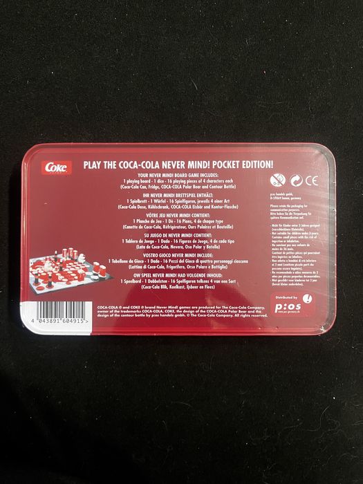 UNIKAT Zestaw Coca-Cola 2003: 4 Kubki Espresso + Gra NOWA w folii