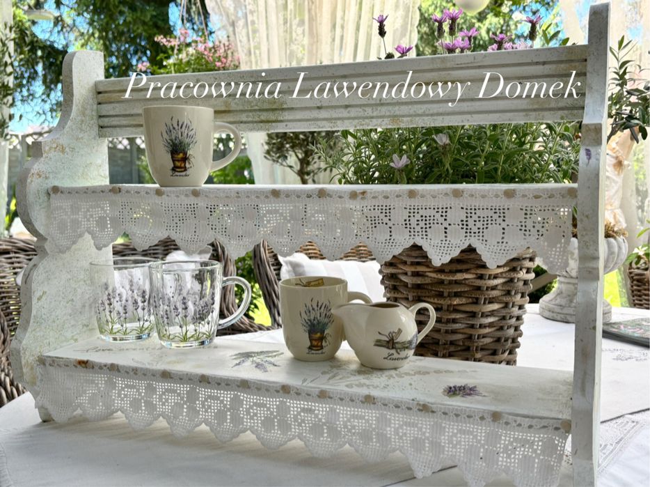 Półka Shabby chic lavender