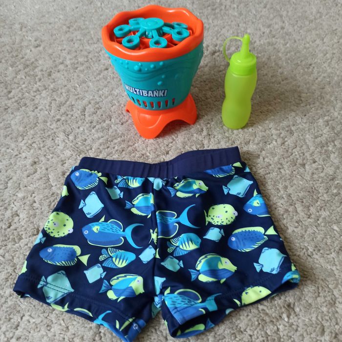 Kąpielówki 92cm SMYK, bańki mydlane, gratis rękawki.