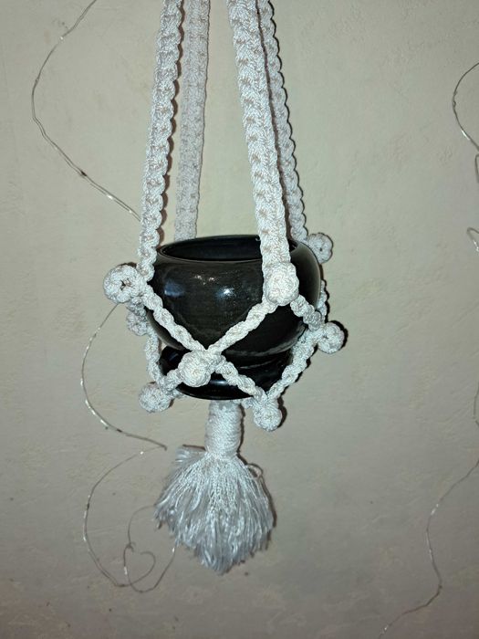 Макраме - підвіс для домашньої рослини + подарунок