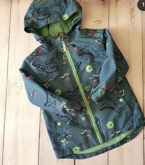 Куртка ветровка на флисе