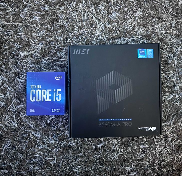 Intel Core i5-10400  MSI B560M-A PRO  Zestaw CPU + Płyta + Chłodzenie
