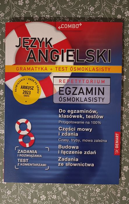 Repetytorium ósmoklasisty, język Angielski, wydawnictwo Demart