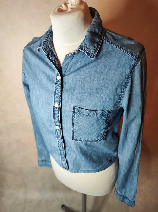 Krótka koszula/ narzutka H&M 34