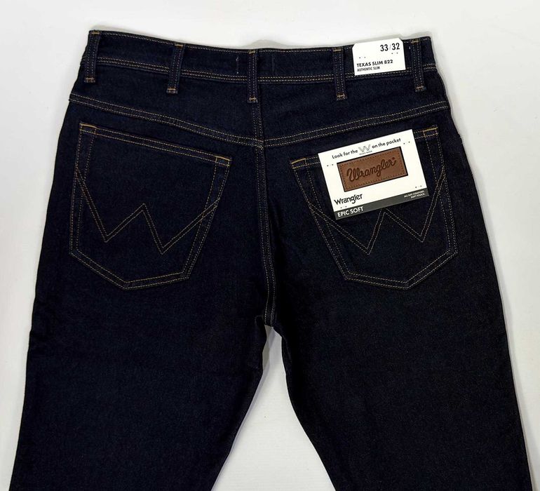 Spodnie męskie jeansy Wrangler Texas Slim 822 Moonlight Rinse W33 L32