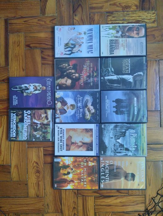 DVDs originais em bom estado