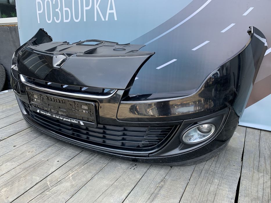 Передній бампер рено меган 3, бампер перід Renault Megane 3 Tegne
