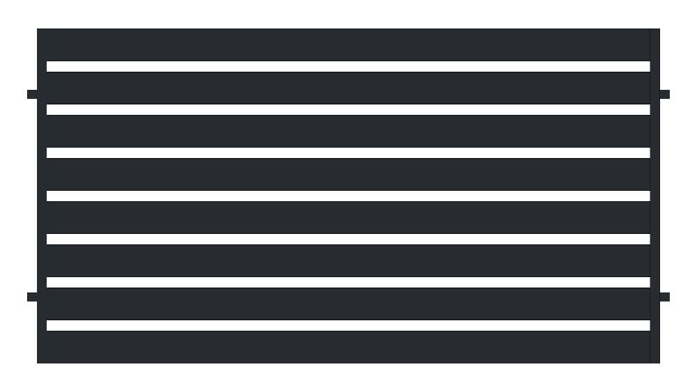 Brama wjazdowa nowoczesna panelowa ocynk FILIP 100 JUL-MET