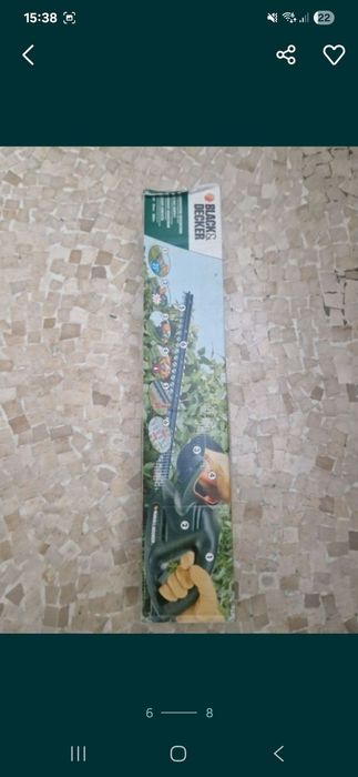 Corta sebes Black & Decker