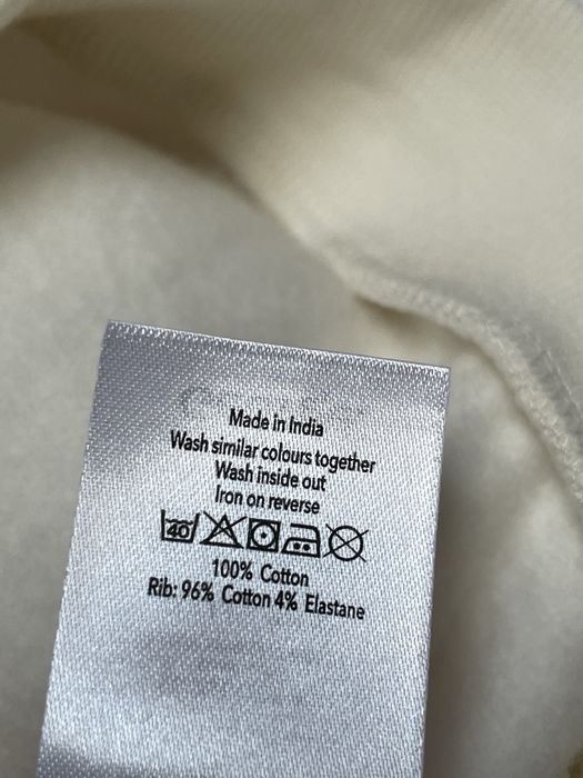 104 110 George Bluey kremowa jasna bluza dresowa z cekinami ciepła UK