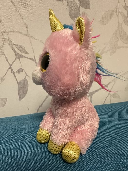 Мʼяка іграшка единоріжка пожева TY