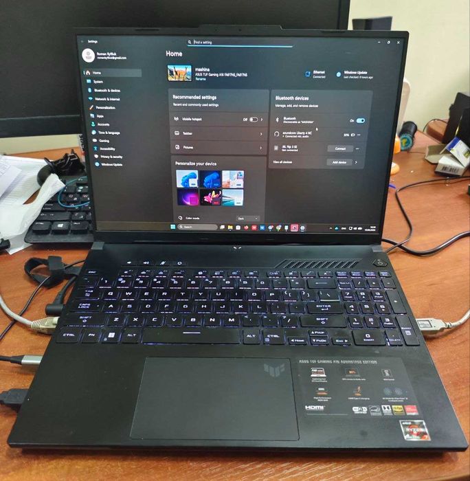 Продам ноутбук Asus Tuf gaming a16 advantage edition