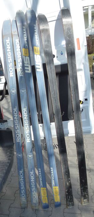 NARTY zjazdowe. Austria, Francja.